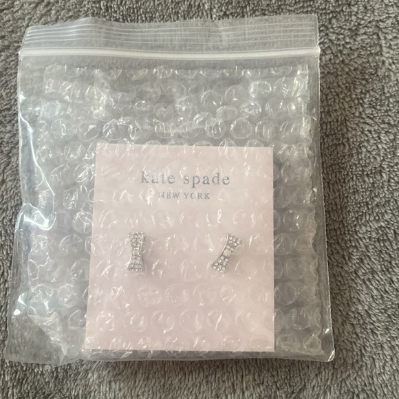 Kate Spade Ready Set Bow Pave Bow Studs - Picture 5 of 6